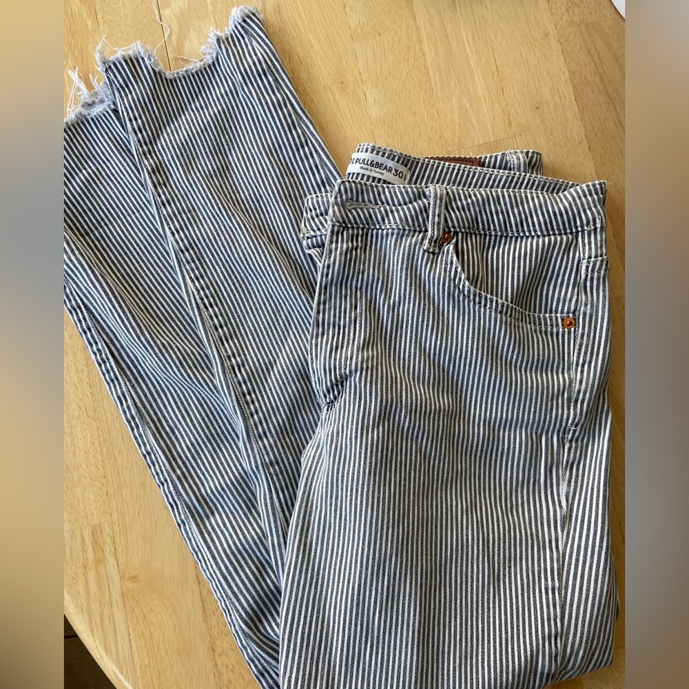 Pull&Bear striped jeans